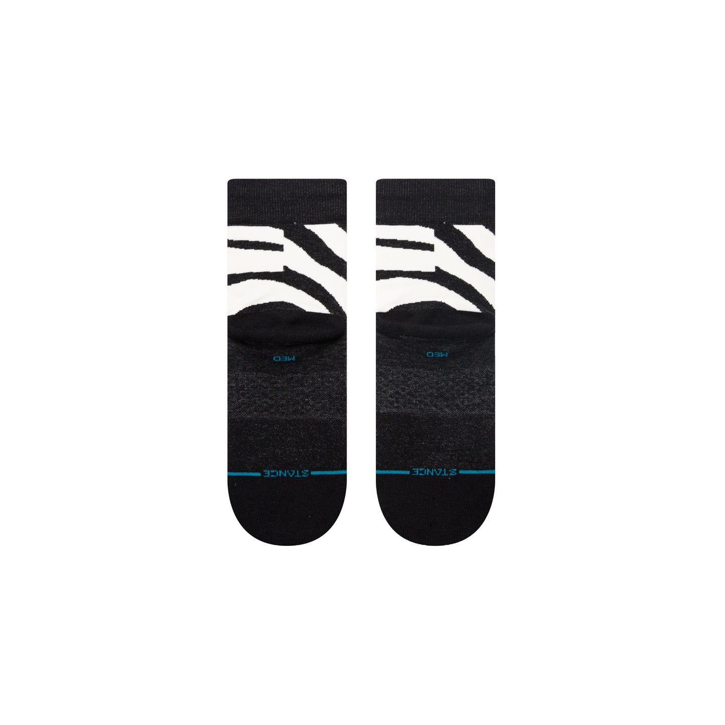 Zebra Quarter Sock