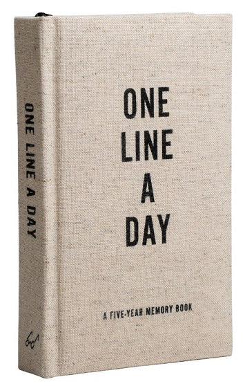 One Line a Day Journal - Canvas