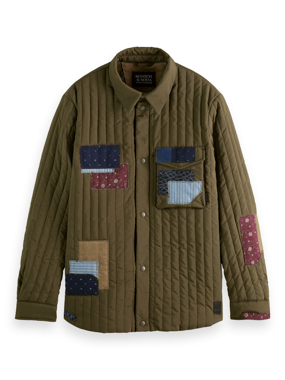Quilted Repair Patches Jacket